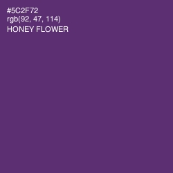 #5C2F72 - Honey Flower Color Image